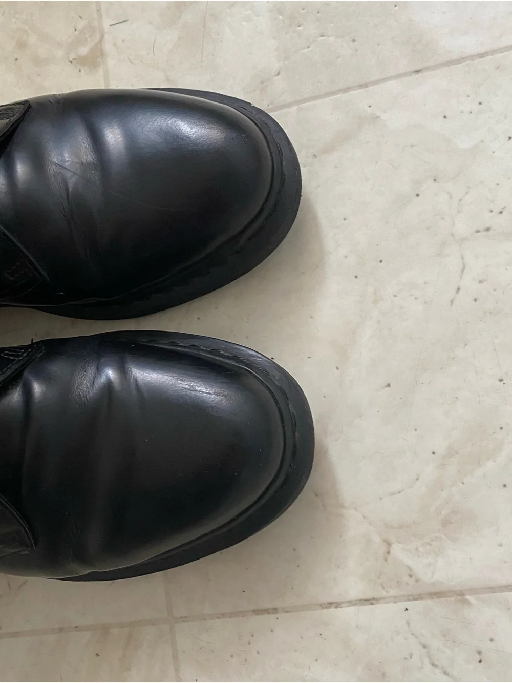 $160 Dr. Martens 1461 Mono Black Smooth Leather Lace-up Men's Oxford Derby Sz 9